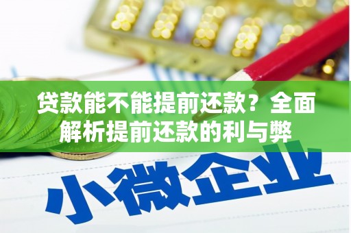 龙川贷款能不能提前还款？全面解析提前还款的利与弊