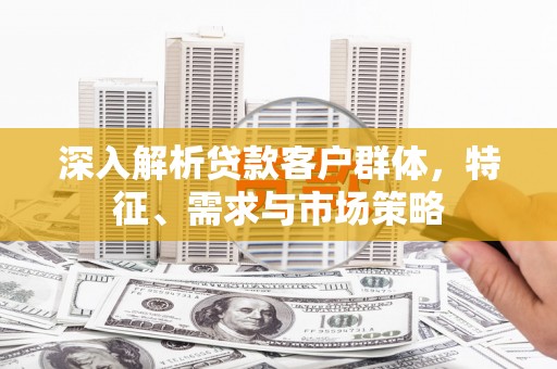 龙川深入解析贷款客户群体，特征、需求与市场策略