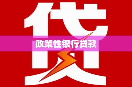 龙川政策性银行贷款