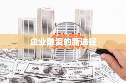 龙川企业融资的新选择