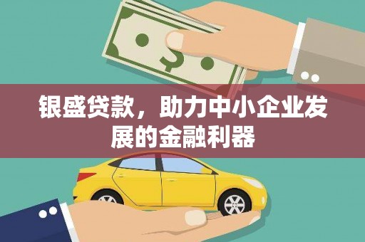 龙川银盛贷款，助力中小企业发展的金融利器