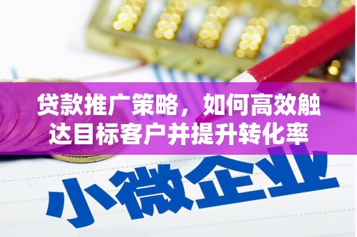 龙川贷款推广策略，如何高效触达目标客户并提升转化率