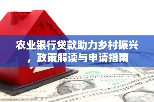 龙川农业银行贷款助力乡村振兴，政策解读与申请指南