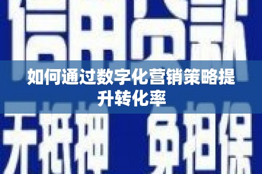 龙川如何通过数字化营销策略提升转化率