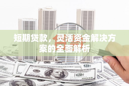 龙川短期贷款，灵活资金解决方案的全面解析