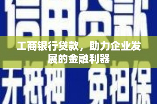 龙川工商银行贷款，助力企业发展的金融利器