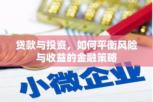 龙川贷款与投资，如何平衡风险与收益的金融策略