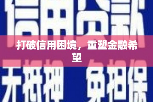 龙川打破信用困境，重塑金融希望