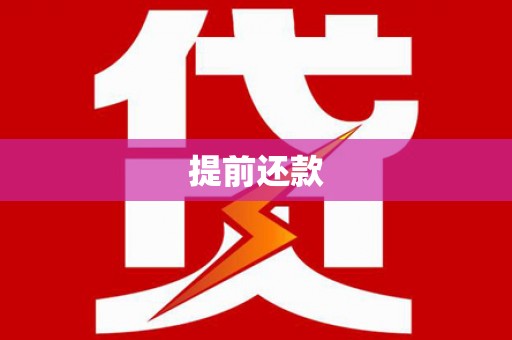 龙川提前还款