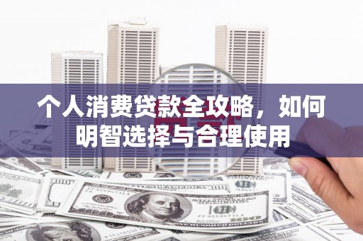 龙川个人消费贷款全攻略，如何明智选择与合理使用